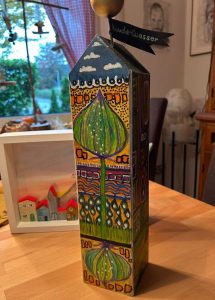 Experimentieren mit Farbe und Form mit den Kunstfreunden Breckerfeld